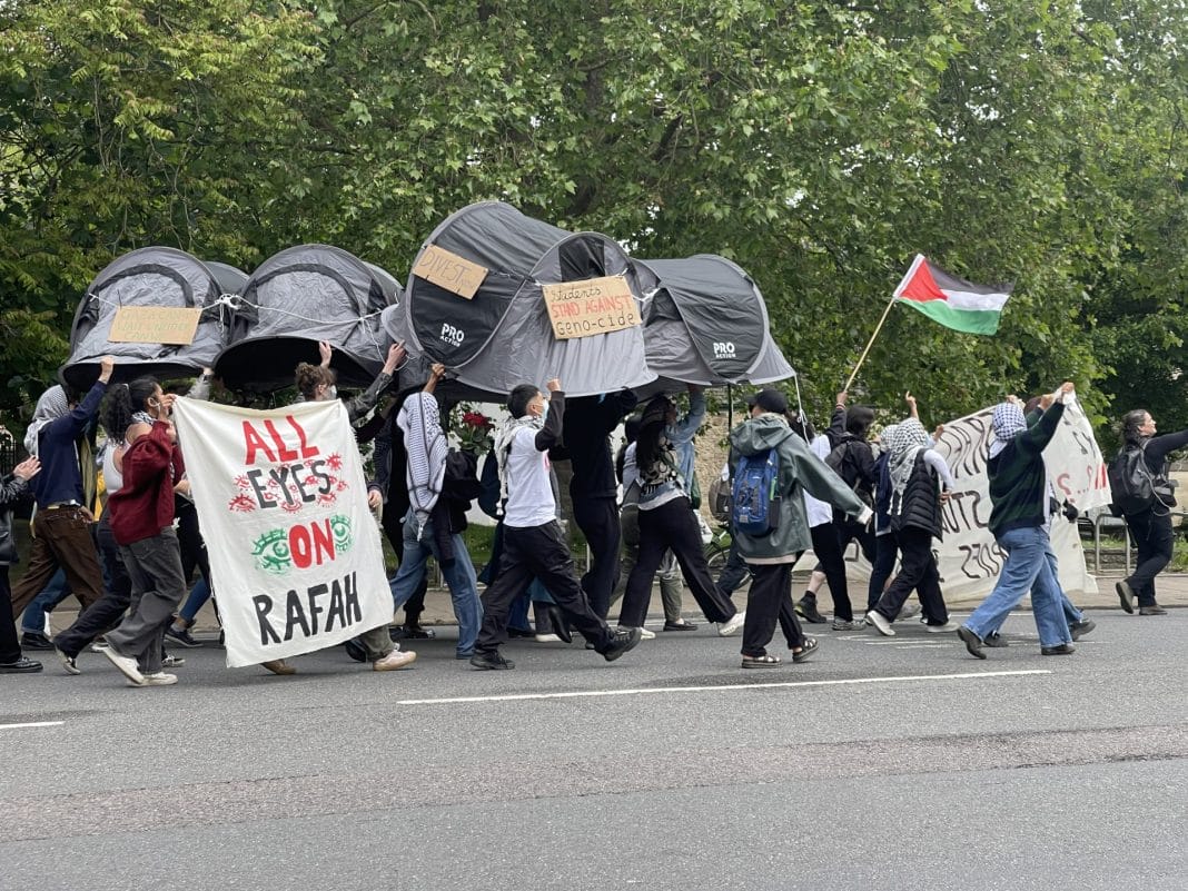 An OA4P protest from May.